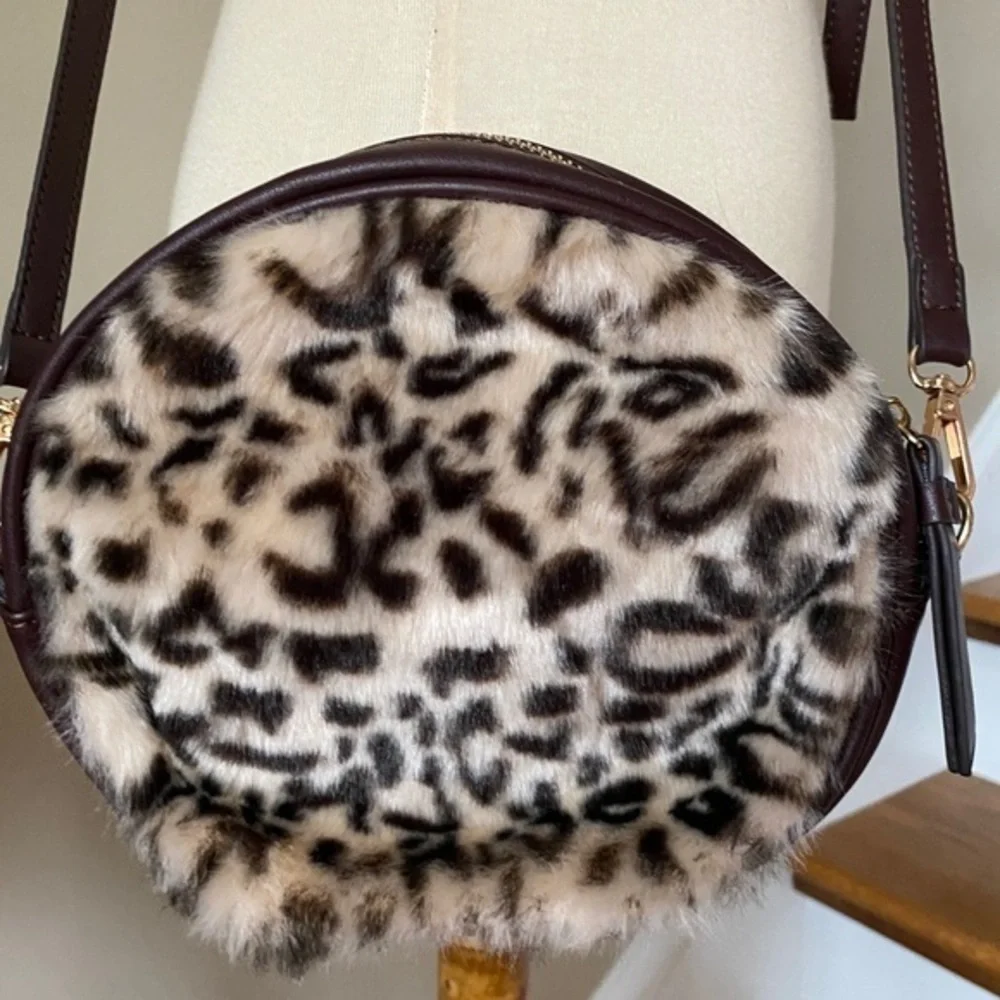 Anthropologie Remi Reid Faux Fur Crossbody